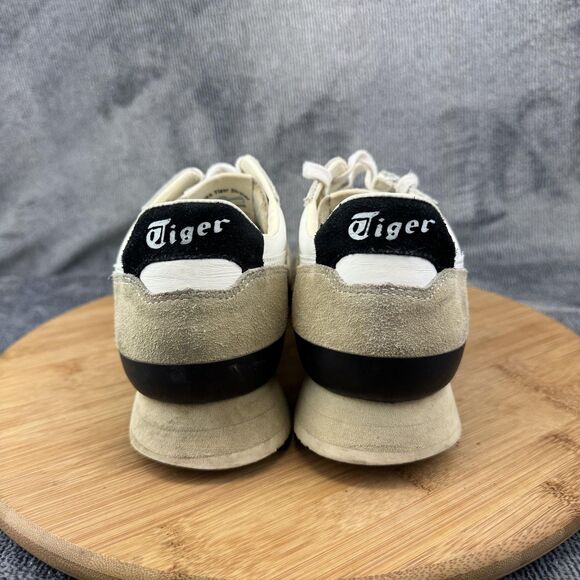 Onitsuka Tiger Shoes Mens Size 5.5 White Leather Suede Made In Japan Sneakers - Picture 5 of 10